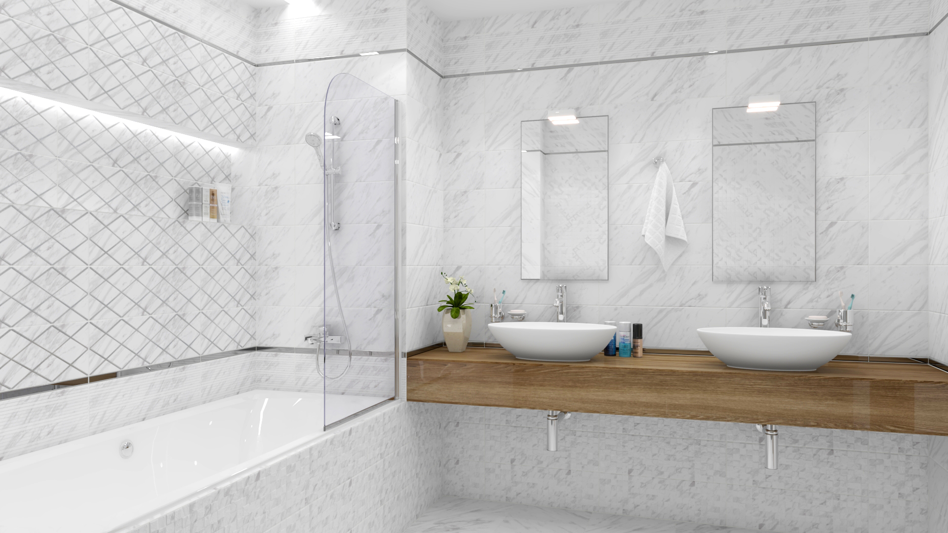 Керамогранит Laparet Terma белый 40x40 матовый