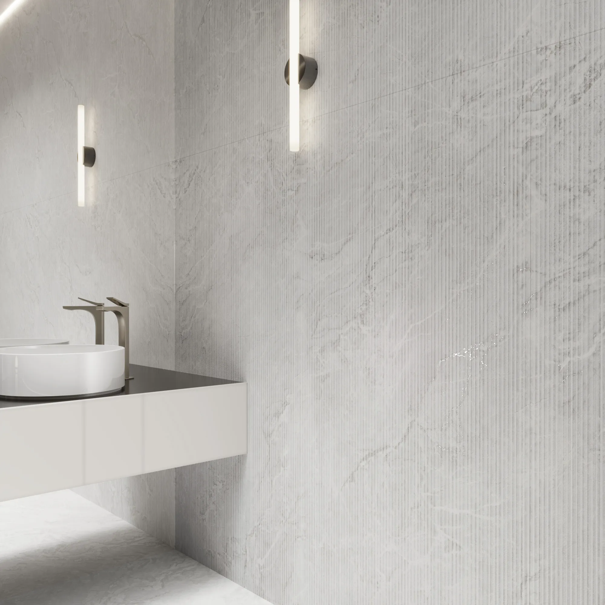 Керамогранит Аркадия Керамика CR4009-A Bolivia Dove Carving 60x120 серый