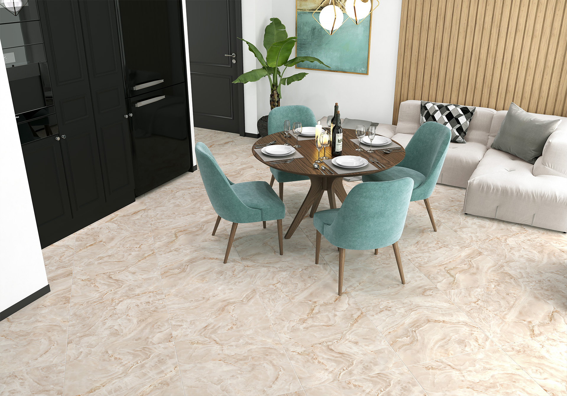 Керамогранит Alma Ceramica Невада GFU6060NVD07L белый 60x60