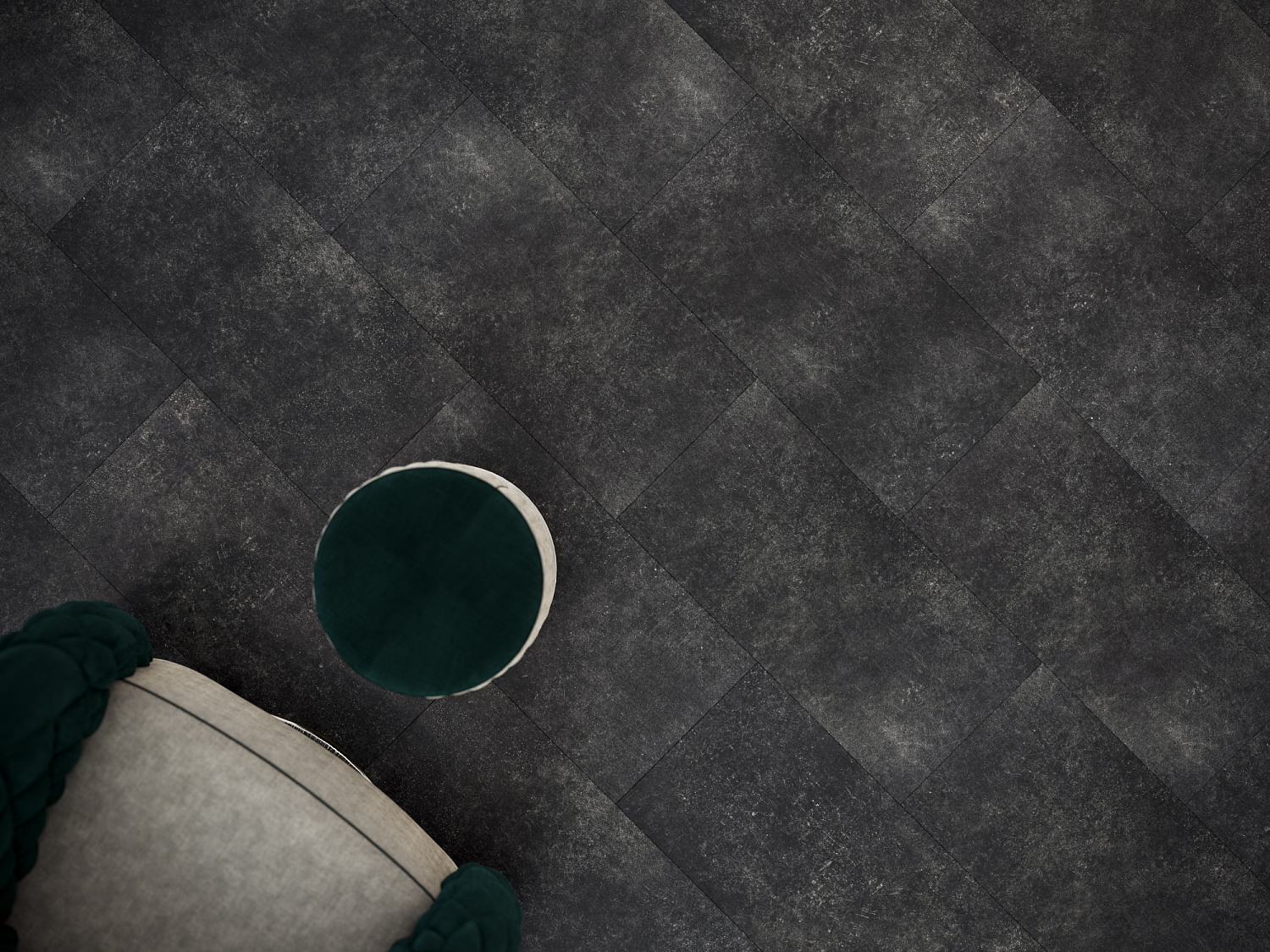 Кварцвиниловая плитка Fine Floor Stone FF-1441 Джакарта клеевой кварц винил напольный