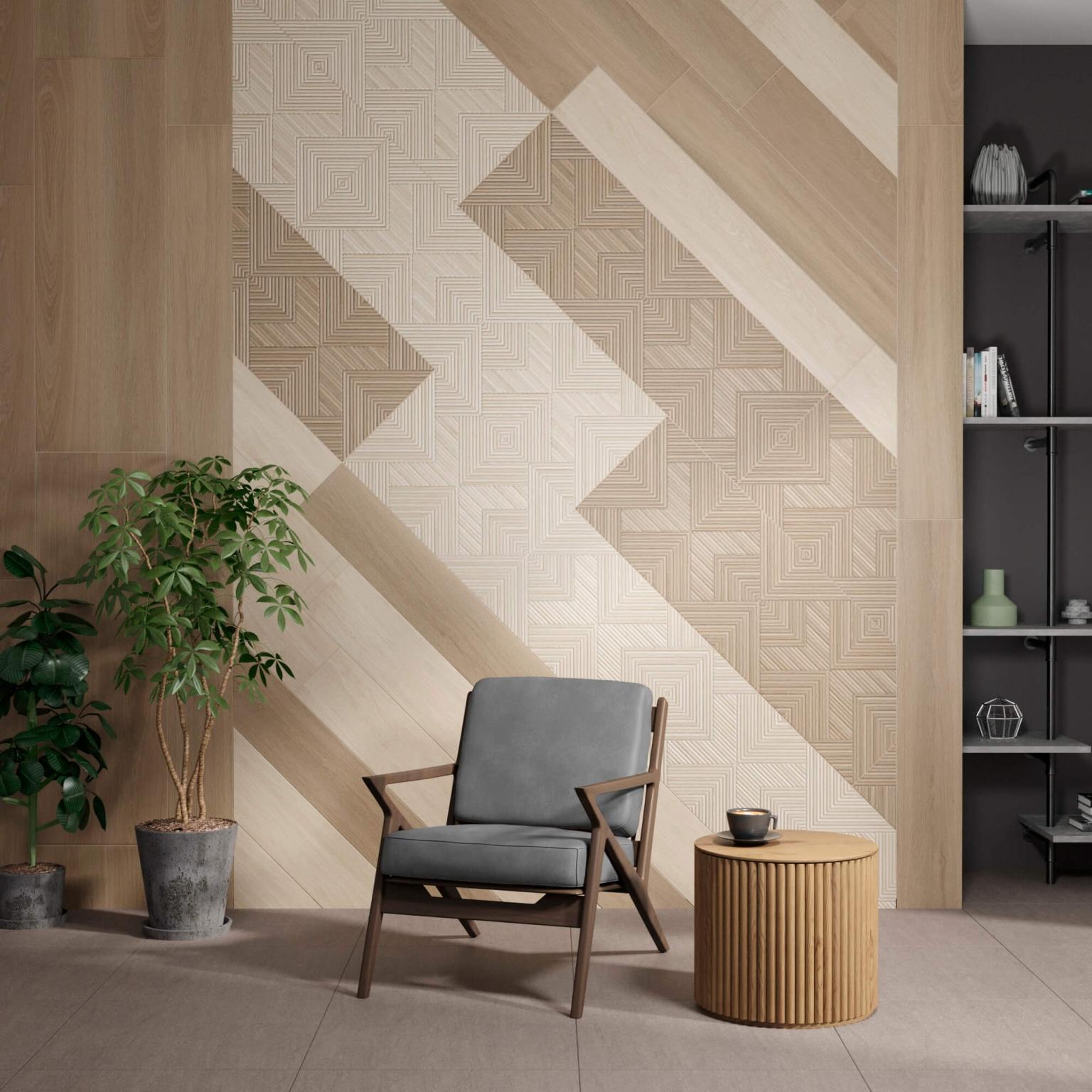 Керамическая плитка Kerama Marazzi 14031R Ламбро серый светлый структура обрезной 40x120