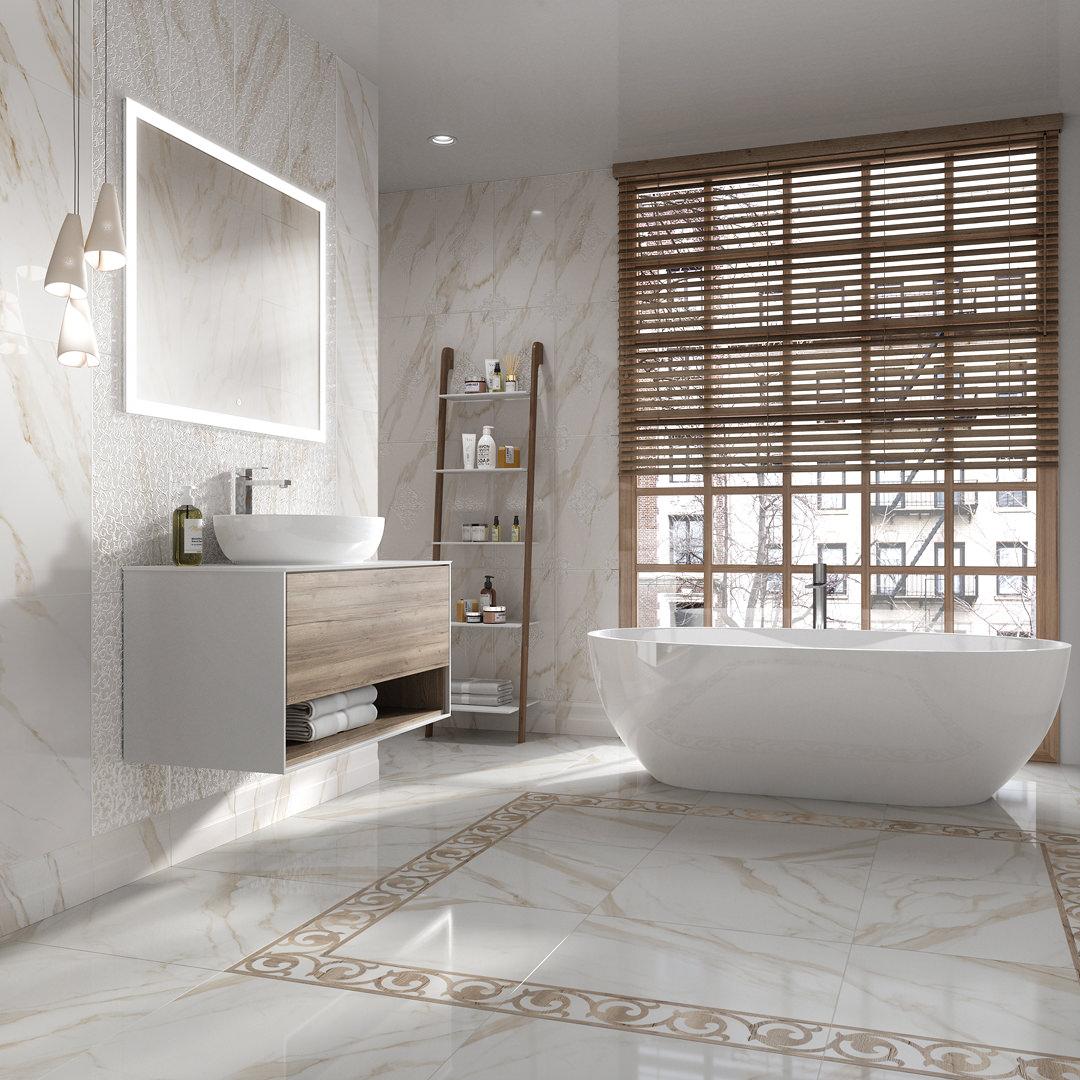 Керамическая плитка Kerama Marazzi 11195R Карелли беж светлый обрезной 30x60