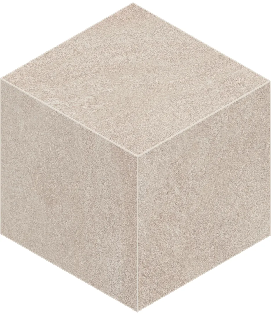 Мозаика Estima TN00 Tramontana Cube Ivory 25x29 бежевый
