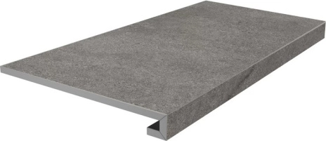 Ступень Kerama Marazzi KM8080G0051RGCF фронтальная клееная Портленд серый тёмный матовый обрезной 33x80