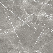 Керамогранит Alma Ceramica Империал Марбл GFU04IMP07R серый 60x60