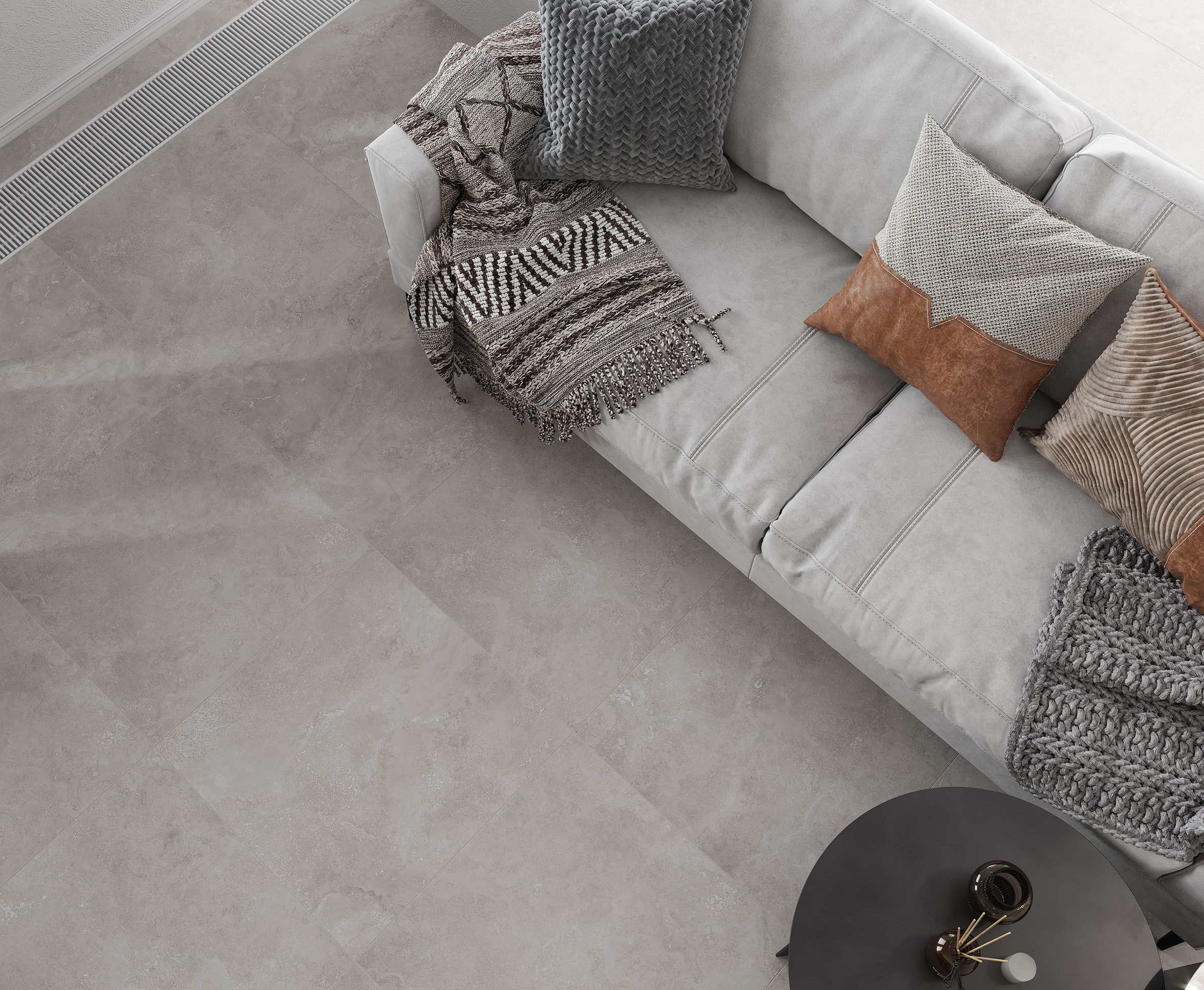 Керамогранит Laparet Charon Gray 60x60 матовый