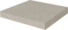 Ступень Kerama Marazzi KM6012G0201RGCA угловая клееная Касабланка HP серый светлый матовый обрезной 33x33