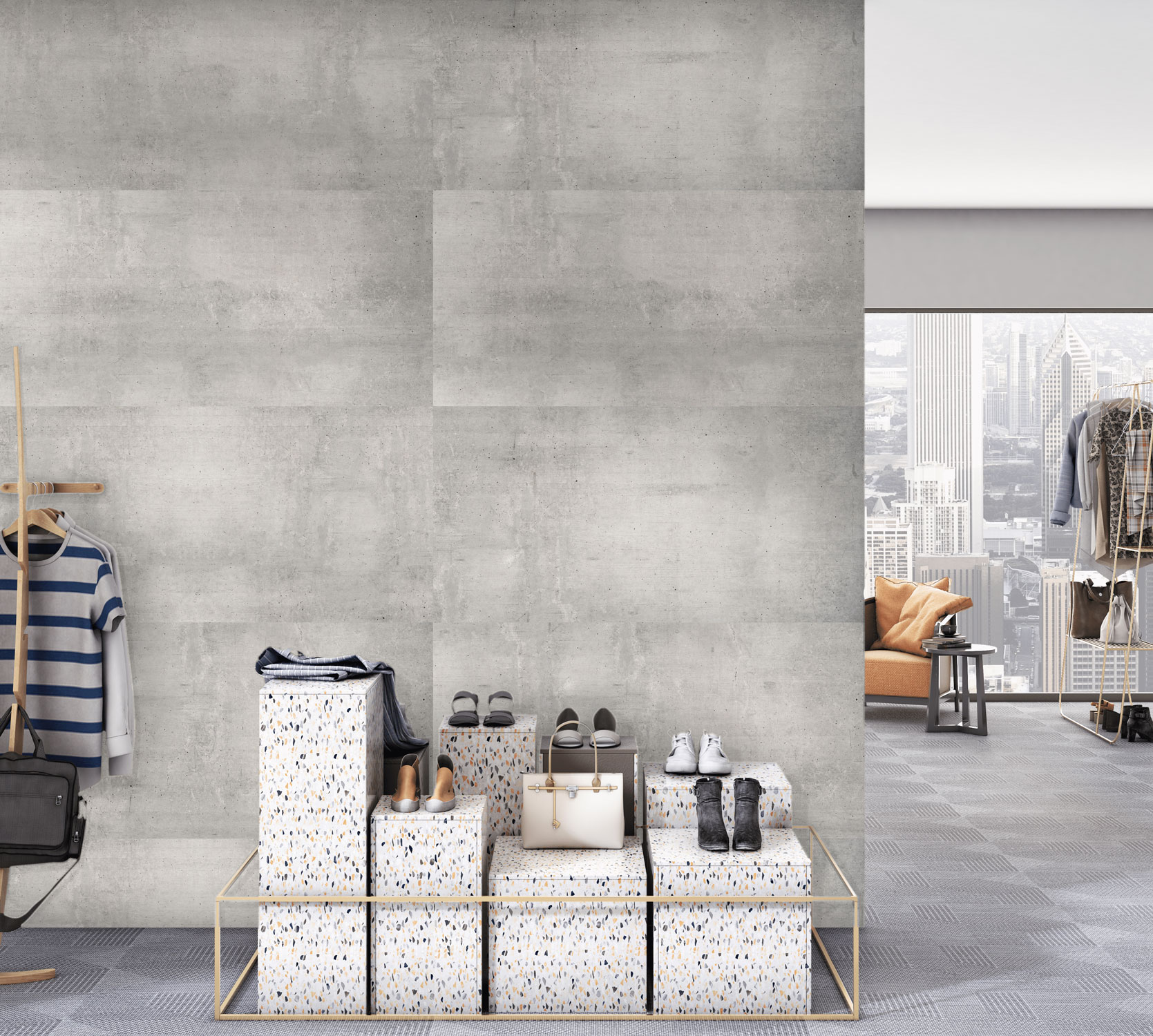 Керамогранит Старо Слим Basalt Blanco 5mm Matt 60x120 белый