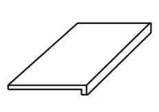 Ступень ColiseumGres Экспо Уайт фронтальная 620070002291 белый 33x60