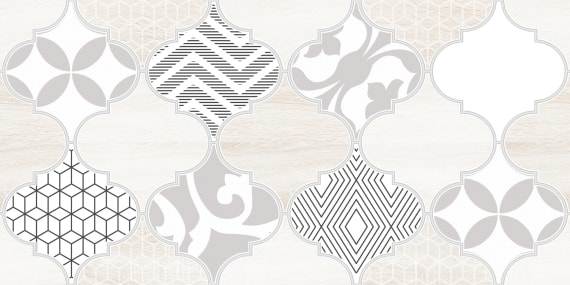 Декор Lasselsberger Мореска 2 бежевый 20x40