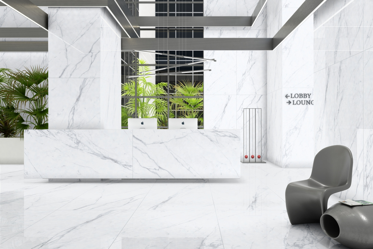 Керамогранит Азарио Statuario Extra 80X160 Glossy P231123006G белый