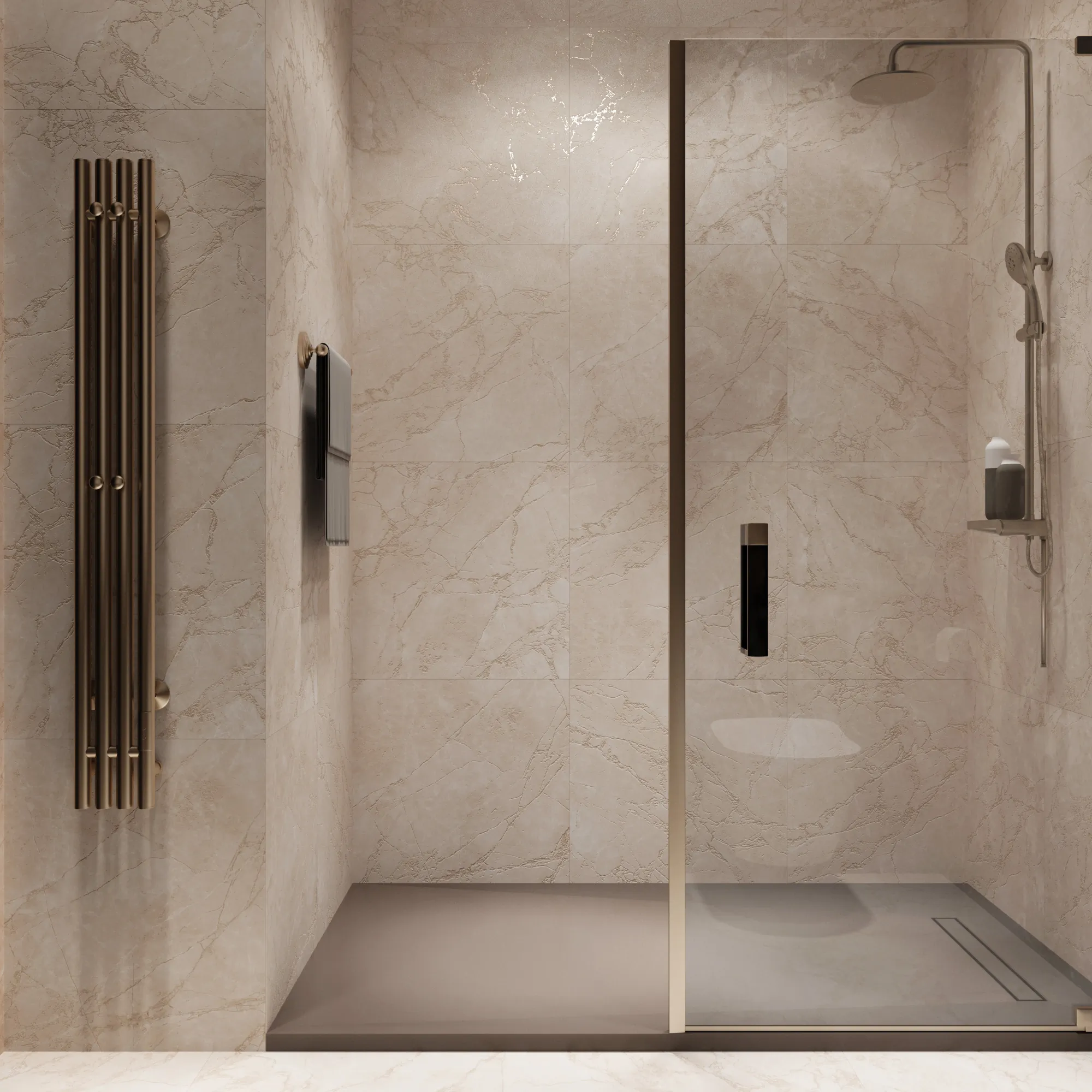 Керамогранит Аркадия Керамика CR4011-A Arctic Pearl Carving 60x120 бежевый