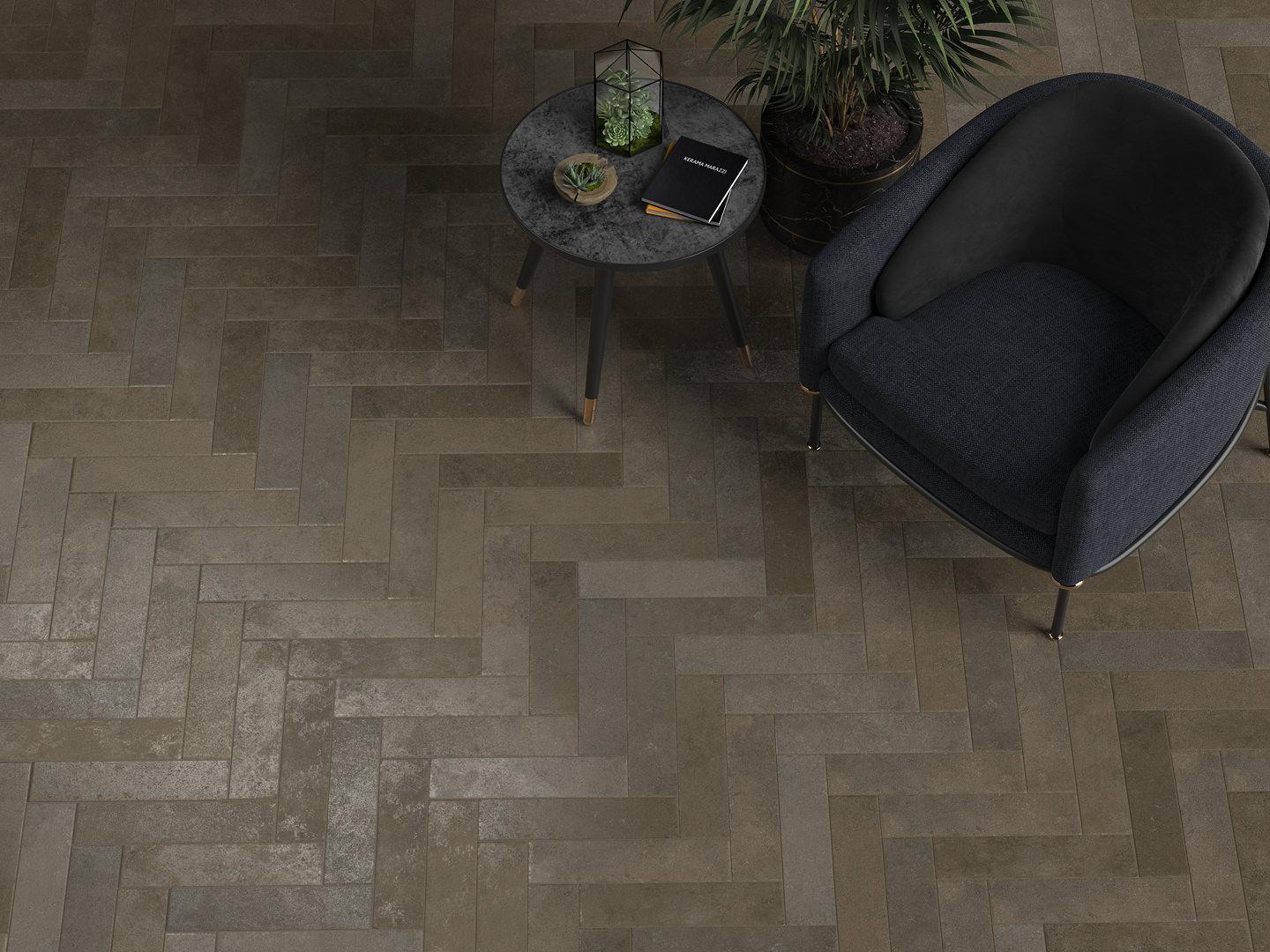 Керамогранит Kerama Marazzi SG403700N Довиль коричневый матовый 9,9x40,2