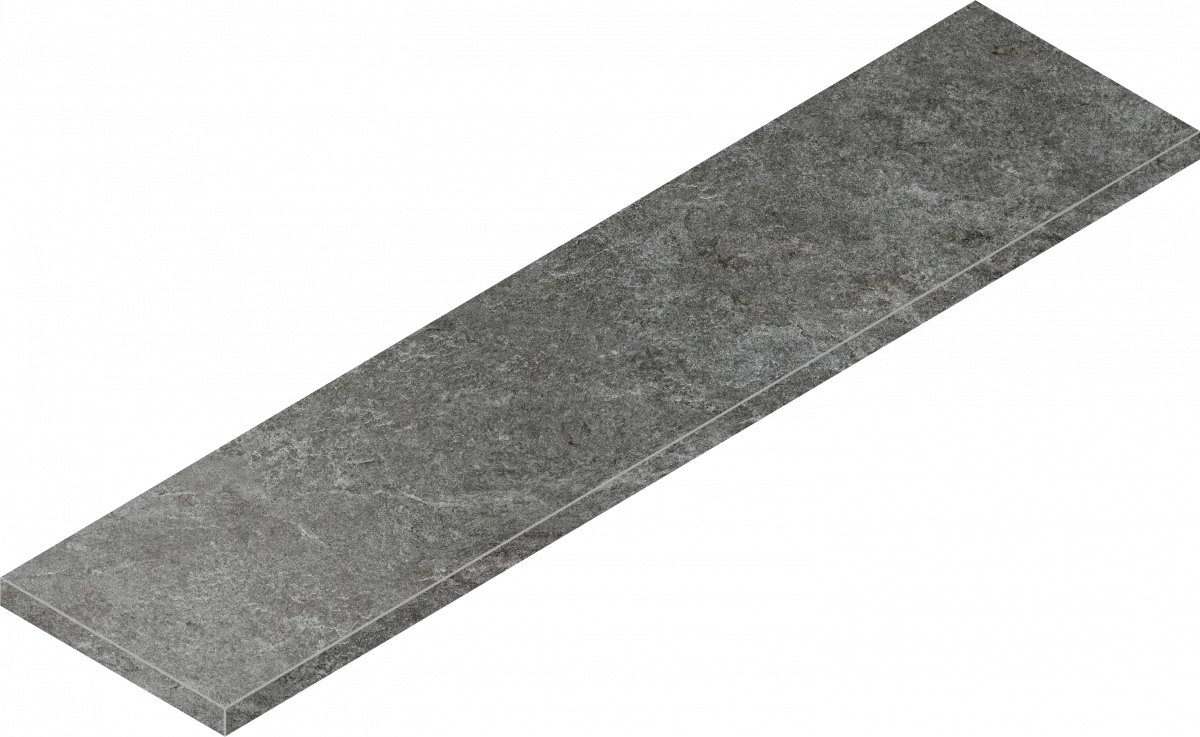 Ступень Италон Магма Графит угловая левая 620070002989 серый 33x120