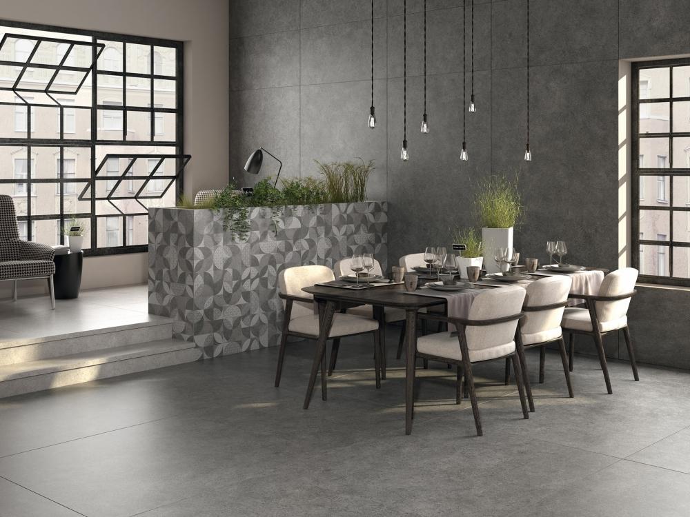 Керамогранит Kerama Marazzi Фондамента серый темный обрезной 60x119.5 DL501020R