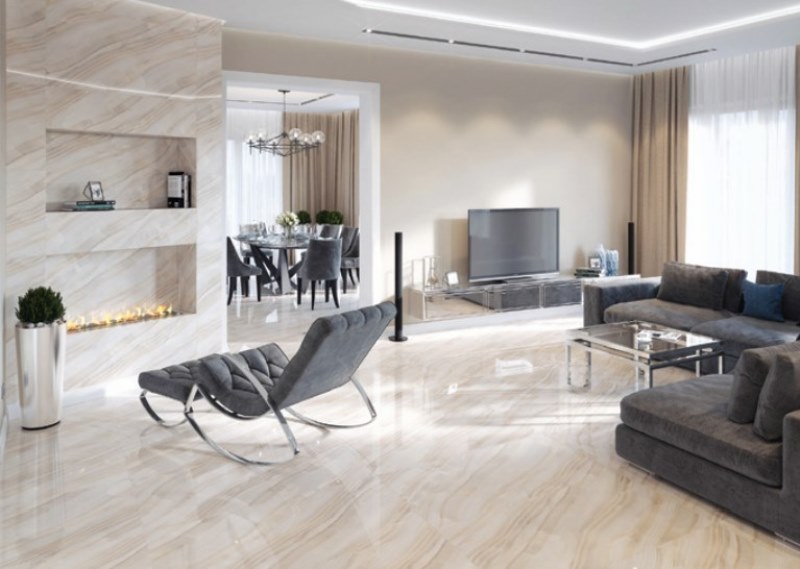 Керамогранит Старо Swizer White Polished 60x120 белый