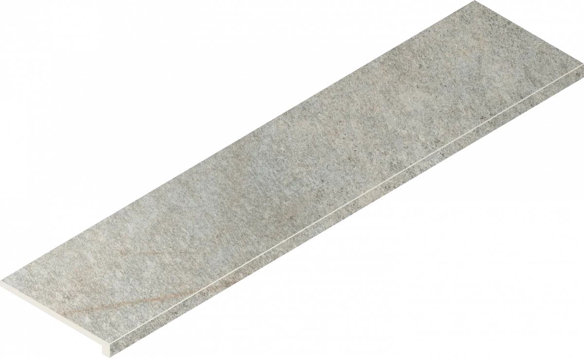 Ступень Италон Магма Сильвер угловая правая 620070002982 серый 33x120