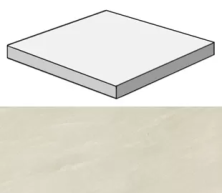 Ступень угловая Marvel Imperial White Scalino Angolare AFCZ 33x33