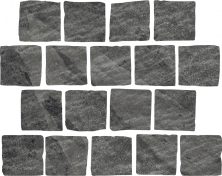 Декор Italon Materia X2 Titanio X2 Blocks 26,3x33