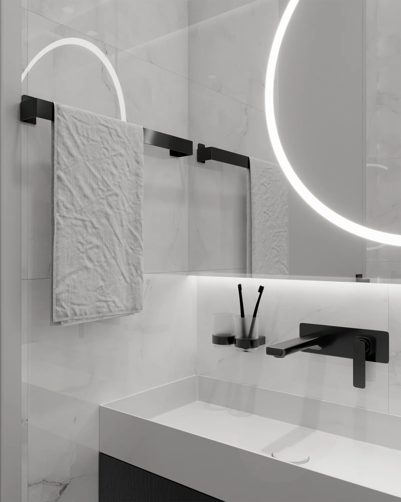 Керамогранит Аркадия Керамика FP1020-A Anty Sky Grey Full Polished 60x120 серый