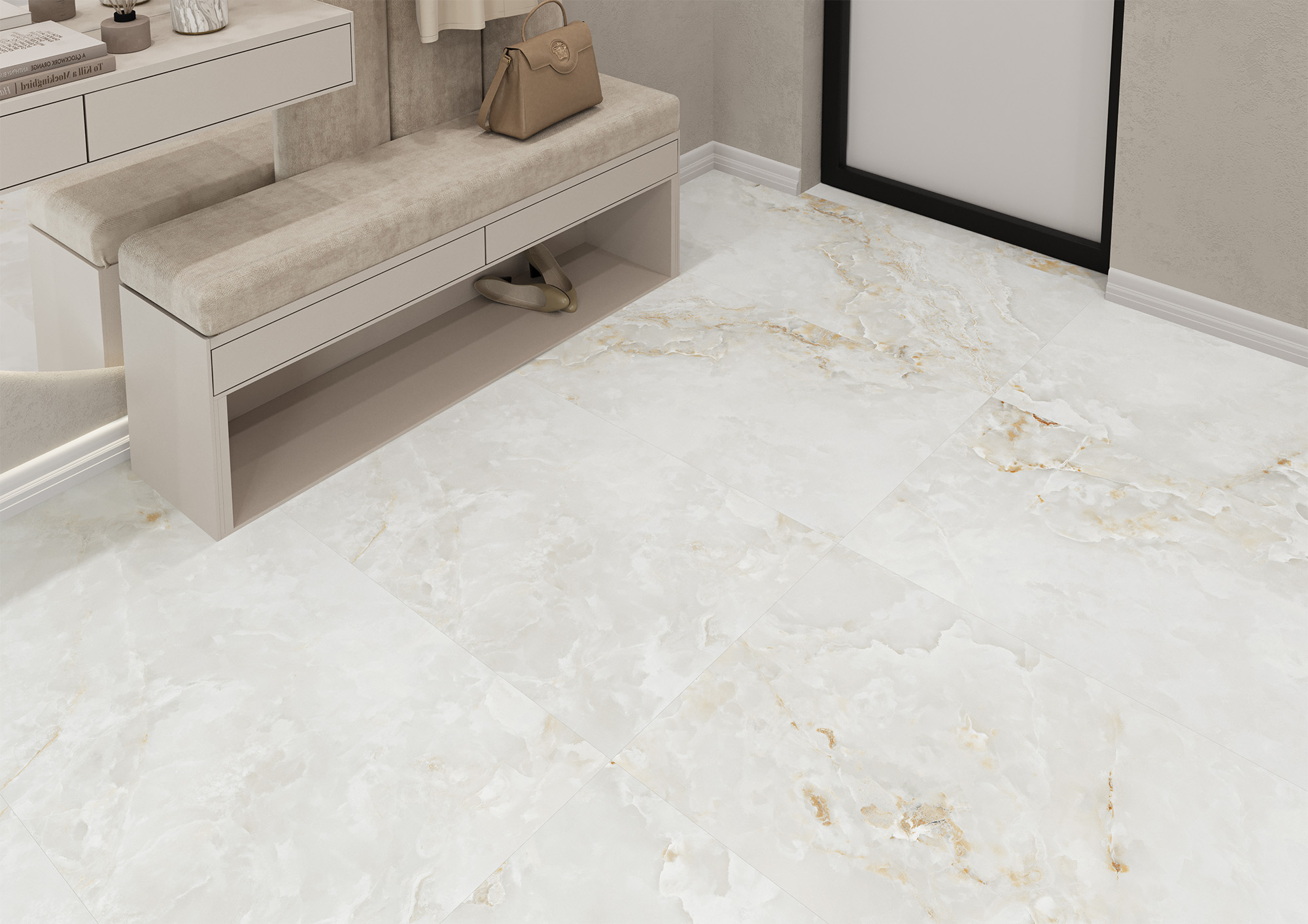 Керамогранит Старо Adonis Beige Matt 60x120 белый