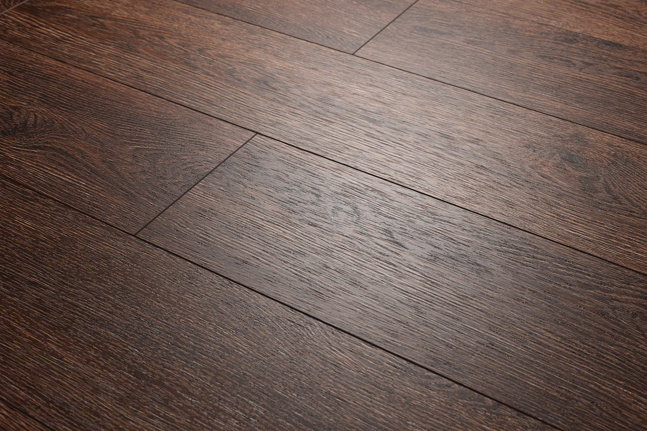 Кварцвиниловая плитка Aquafloor Space Limited Edition AF4050SPLE 1220x182 Дуб темный замковый кварц винил напольный