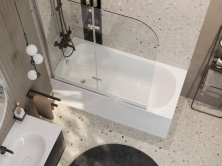 Ванна акриловая пристенная Cezares ECO-175-75-41-W37