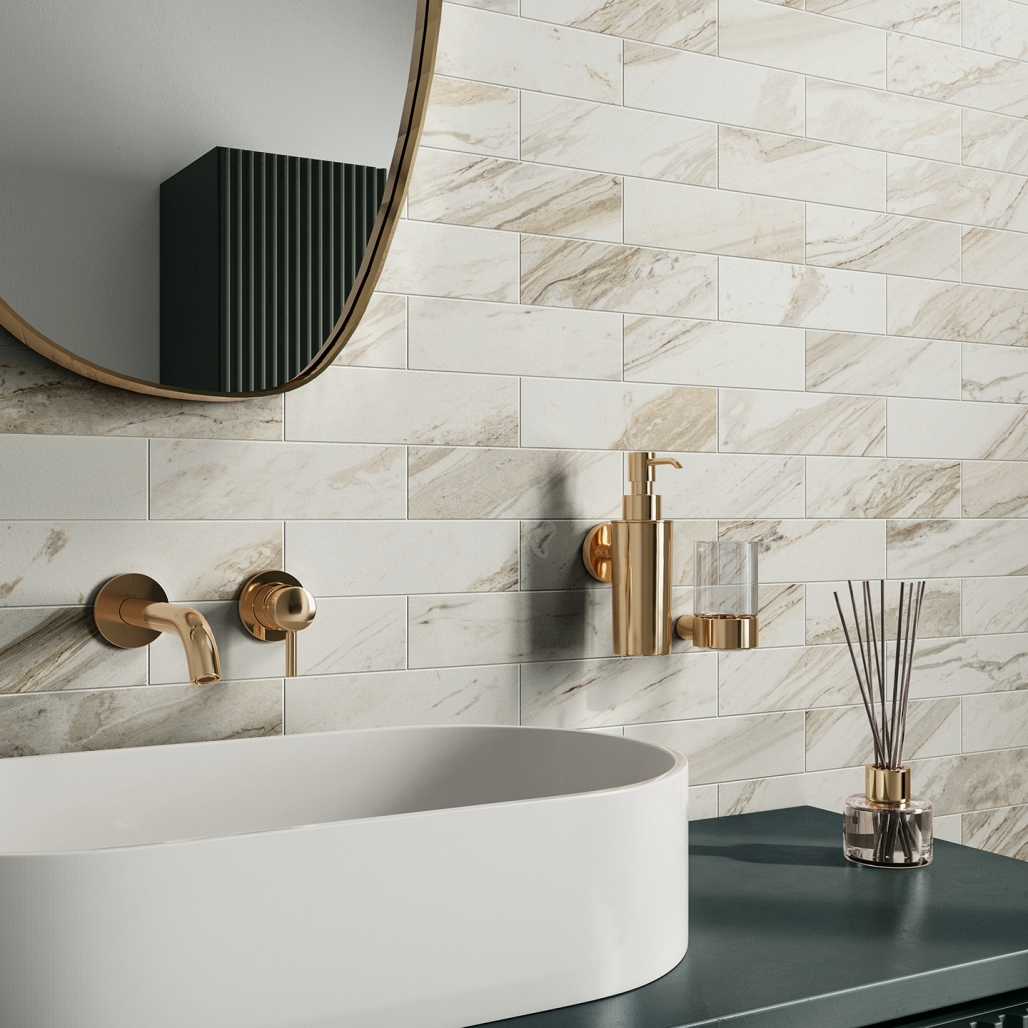 Керамогранит ColiseumGres Trevi White 45x90