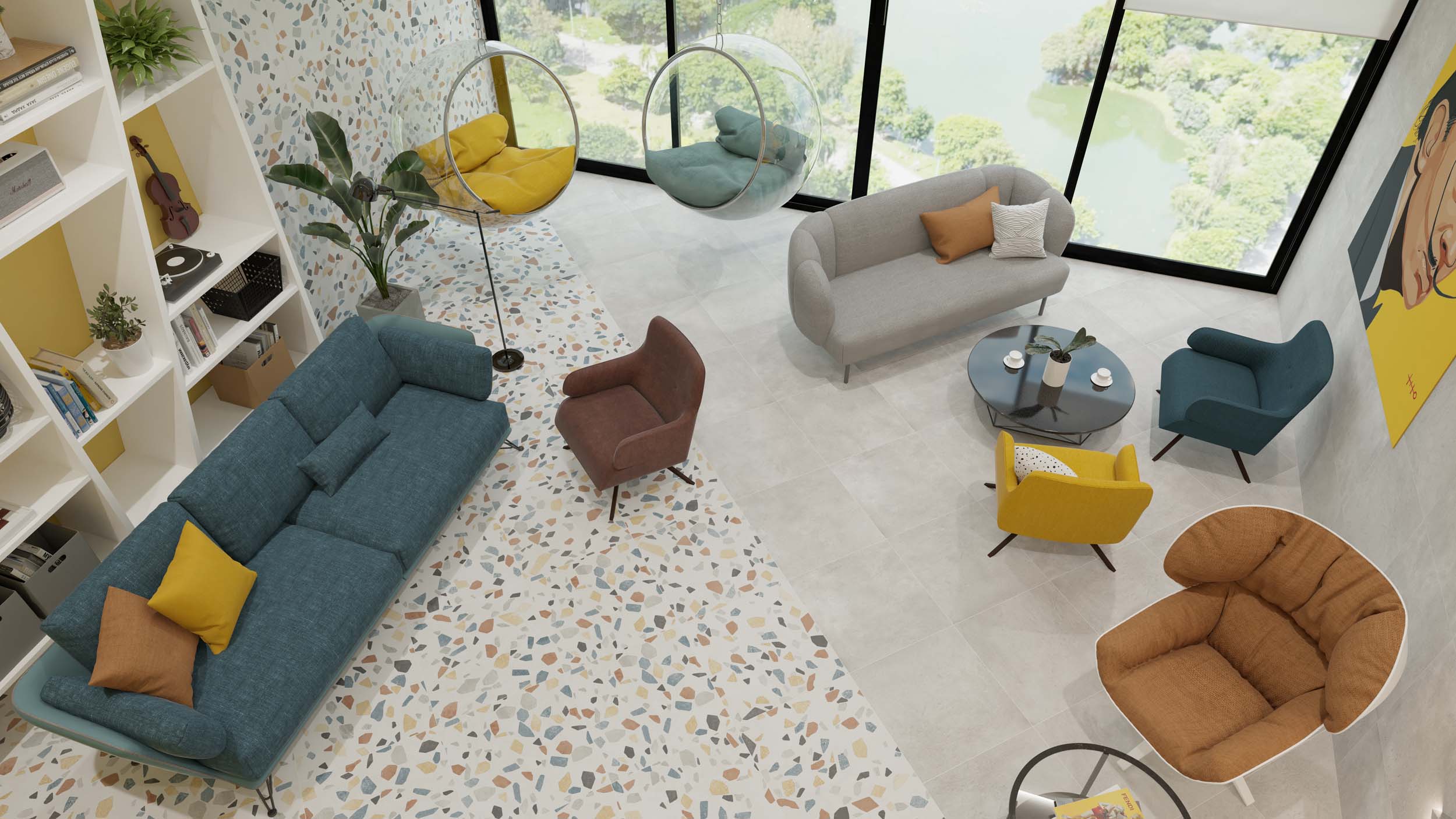 Плинтус Estima AT01 Ametis Arti Grey 7x60 серый