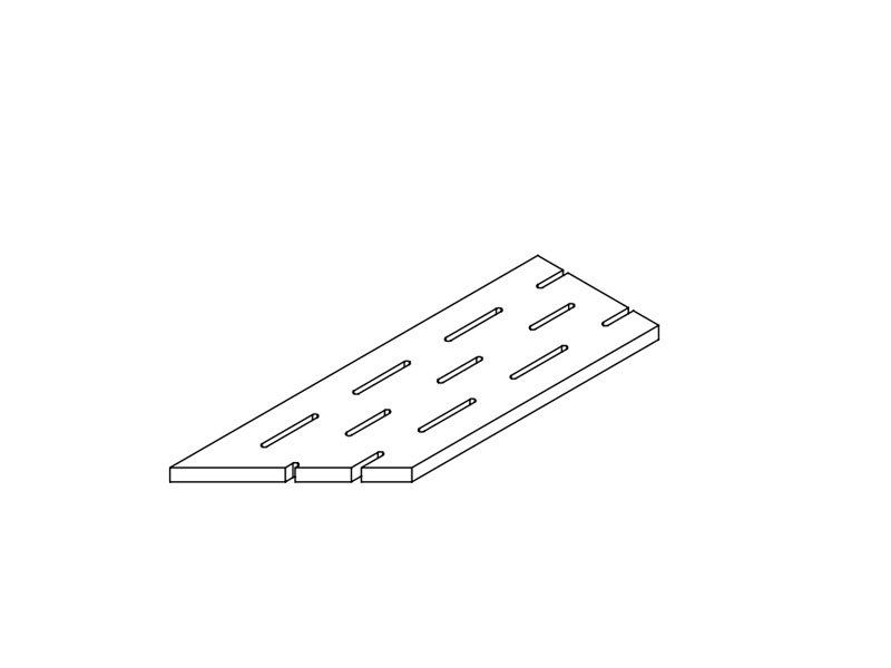 Решетка левая Italon Magnetique Х2 Dark 20x60