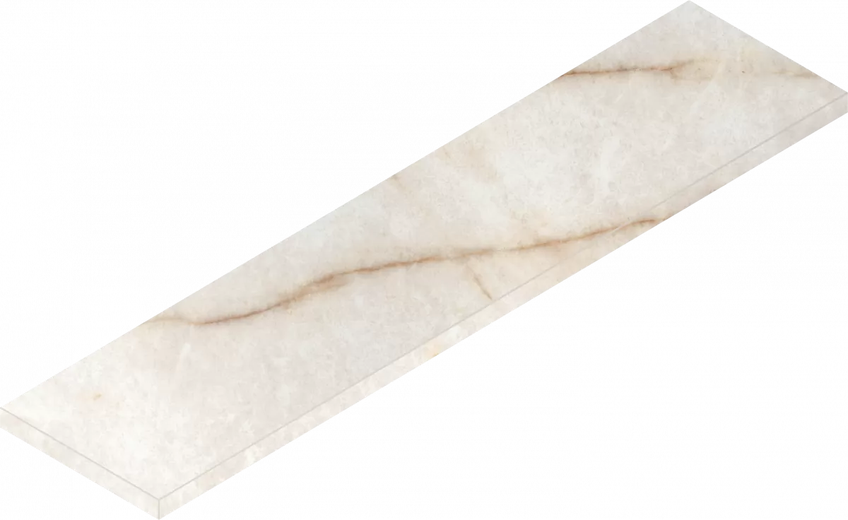 Ступень Италон Стелларис Кристал Пьюр угловая левая 620070002608 бежевый 33x120