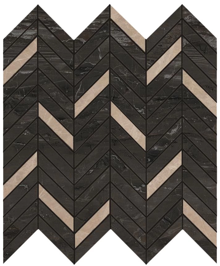 Мозаика Atlas Concorde Marvel Edge Absolurte Brown Mosaico Twill 30x31 AEPR