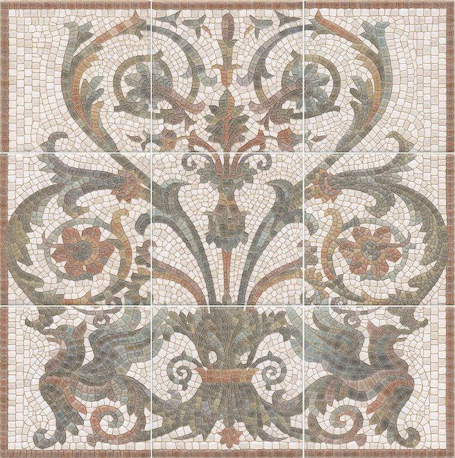 Декор Kerama Marazzi HGD\A99\9x\17000 Панно Виченца 45x45