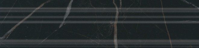 Бордюр Kerama Marazzi BLB039 Багет Алькала черный 5x20