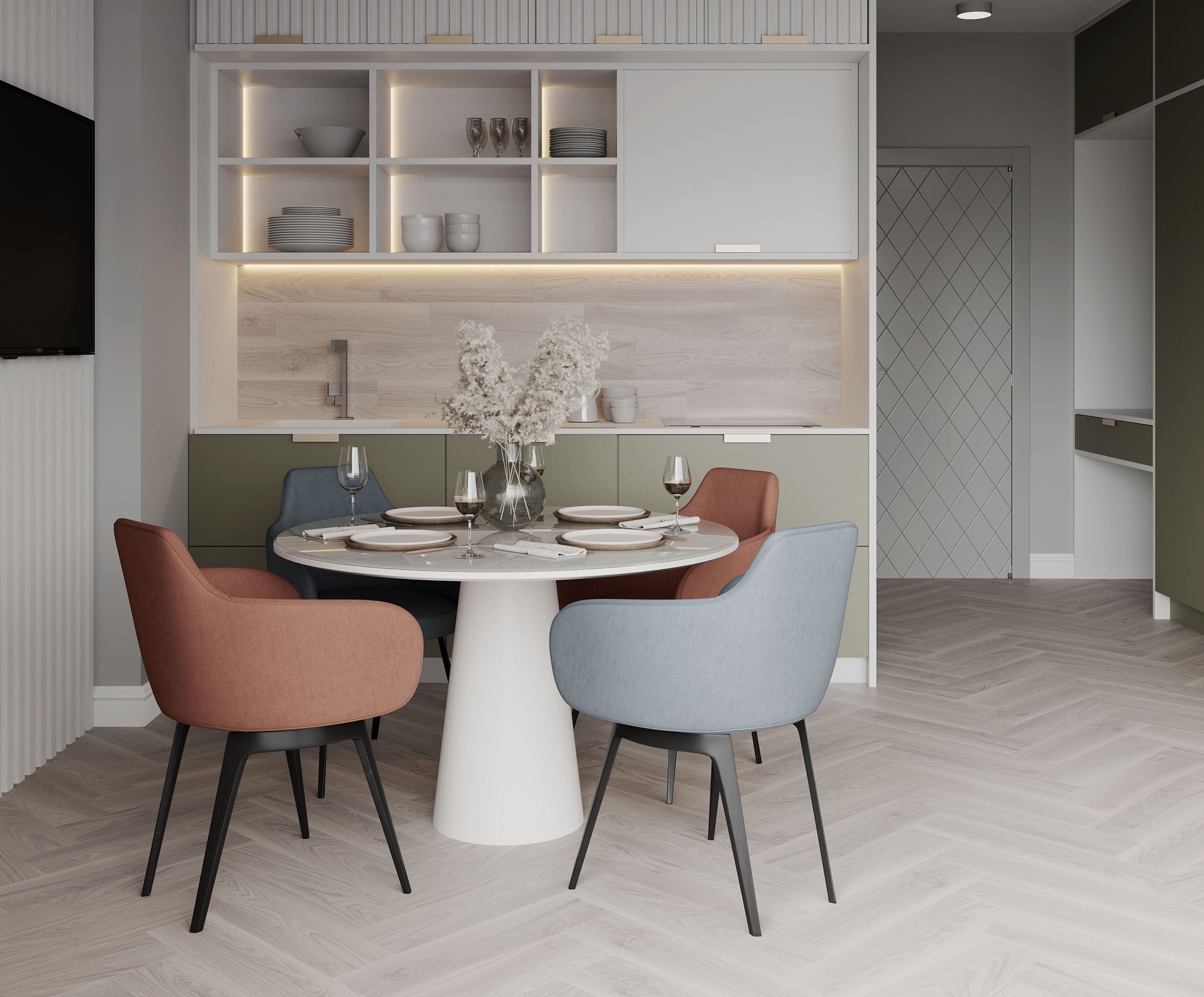 Керамогранит (MG 0027) Laparet Magnolia бежевый 15x60 матовый