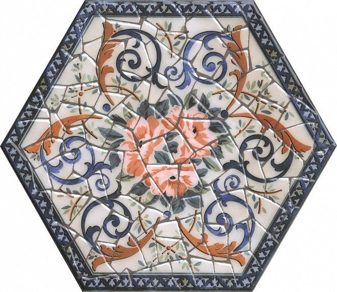 Декор Kerama Marazzi HGD\A383\SG2700L Парк Гуэля лаппатированный 29x33,4