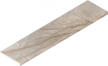 Ступень Италон Стелларис Элегант Сильвер угловая правая 620070002602 серый 33x120