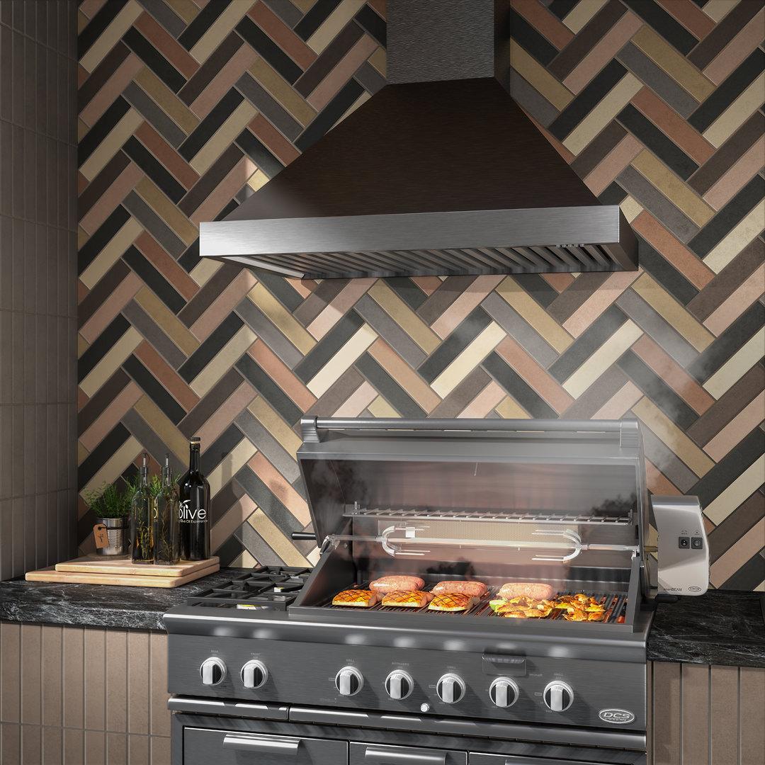Керамическая плитка Kerama Marazzi 26303 Амстердам оранжевый матовая 6x28,5