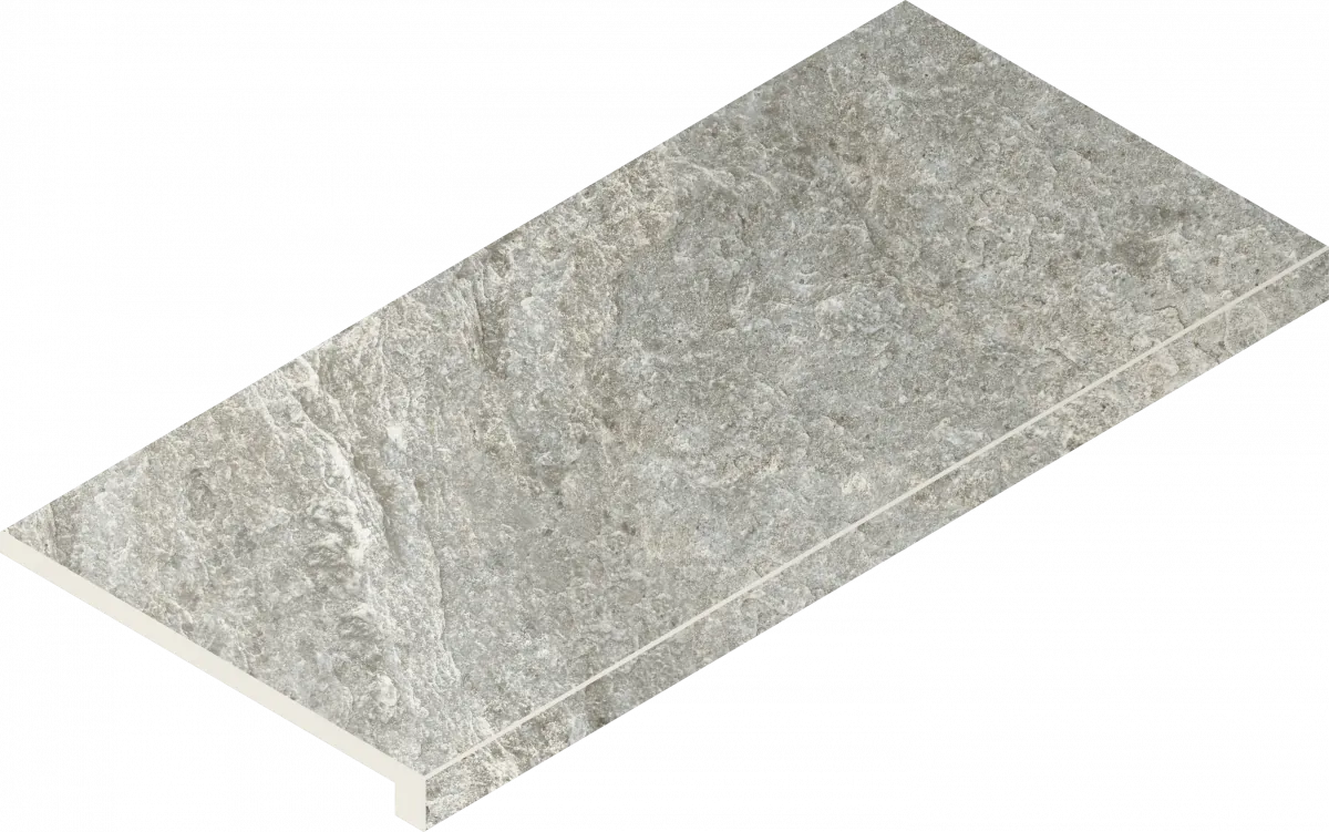 Ступень Италон Магма Сильвер Грип угловая правая 620070002967 серый 33x60