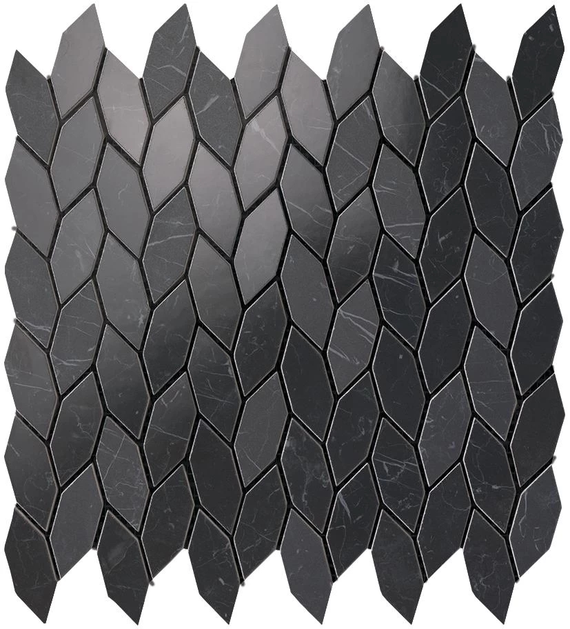 Мозаика Atlas Concorde Marvel Stone Nero Marquina Twist 30.5x30.5 9STN