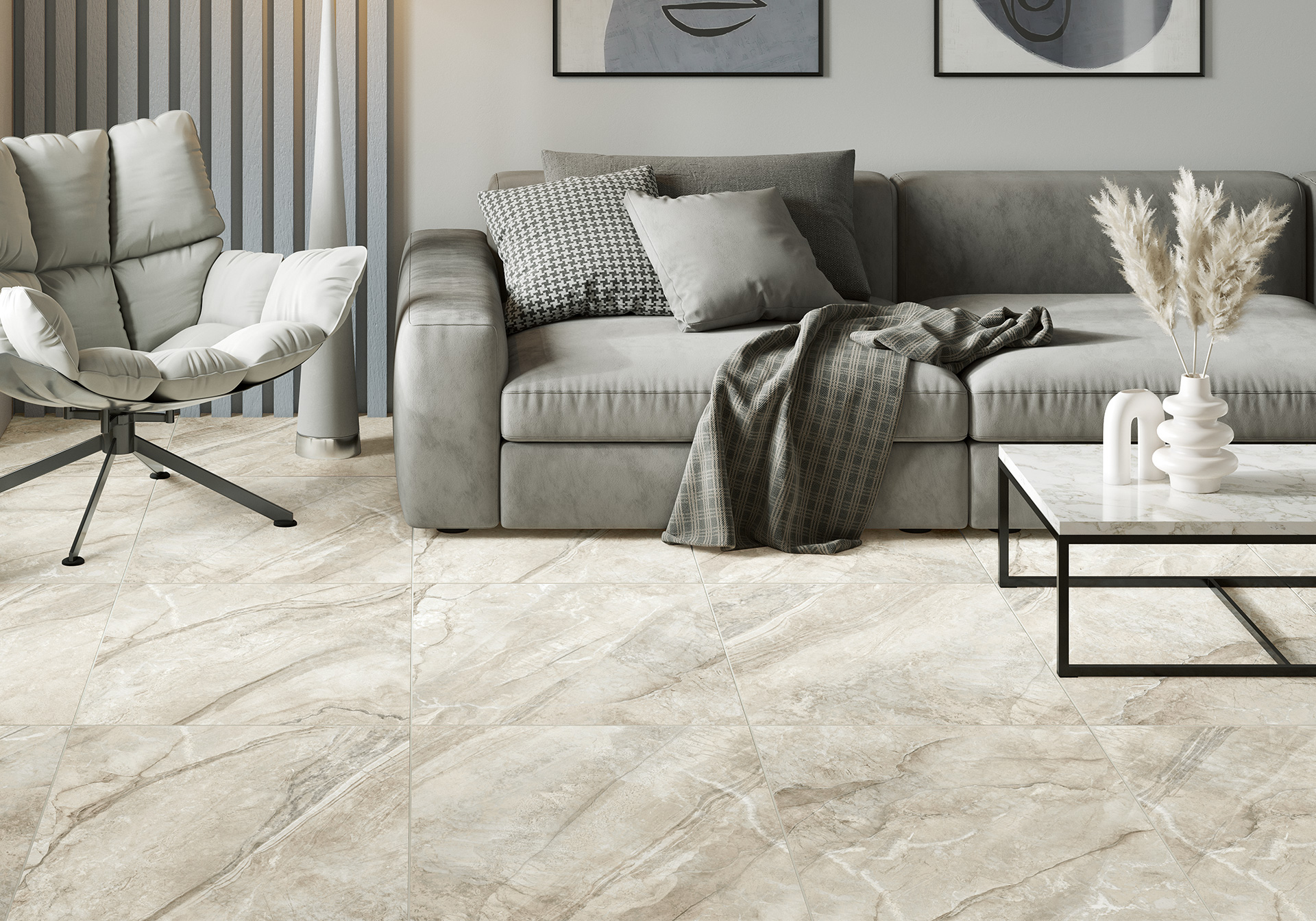 Керамогранит Alma Ceramica Магма GFU04MGM44R коричневый 60x60