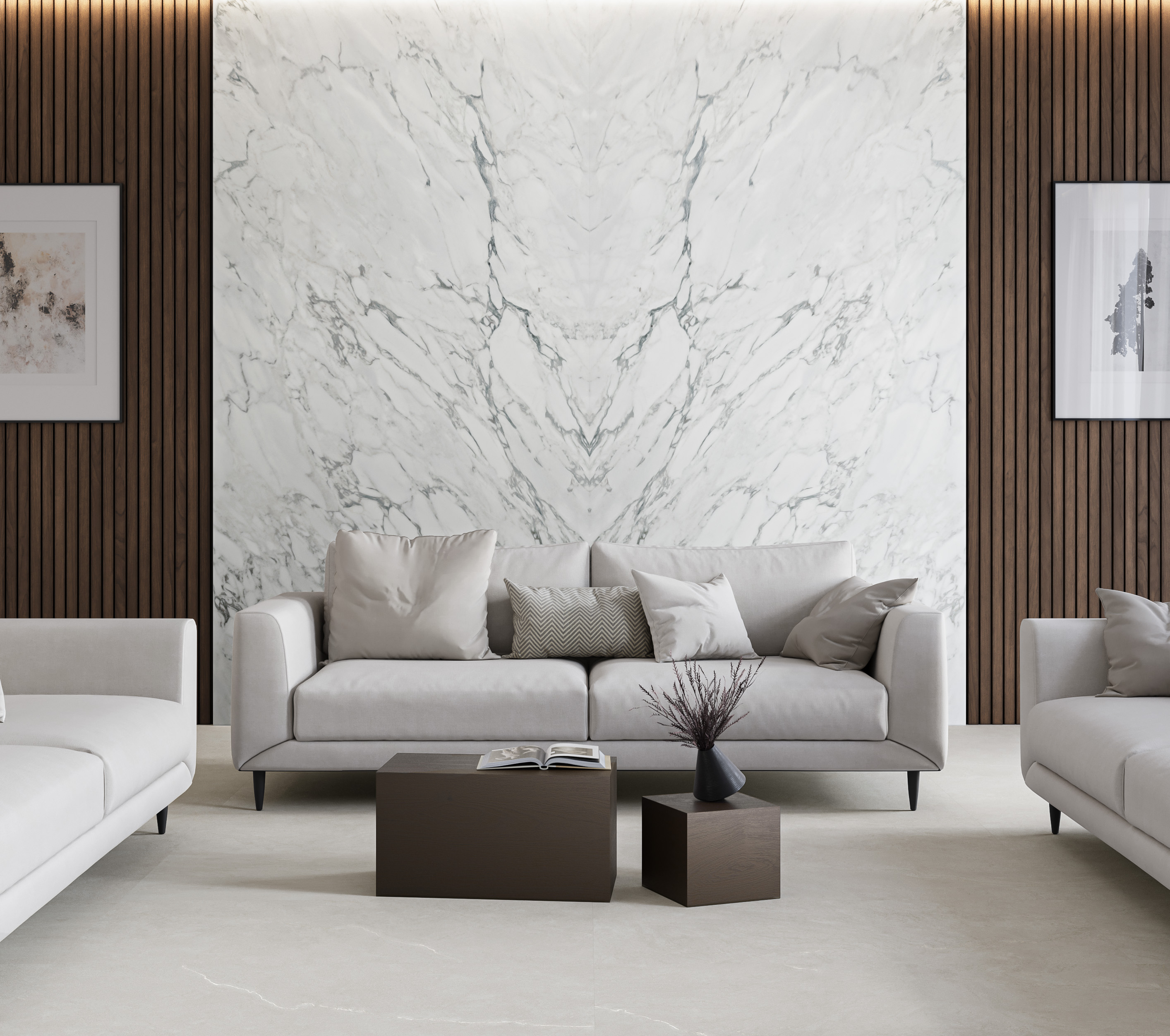 Керамогранит СтароСлэбс Travertine Beige Shape Tech Matt 120x280 бежевый