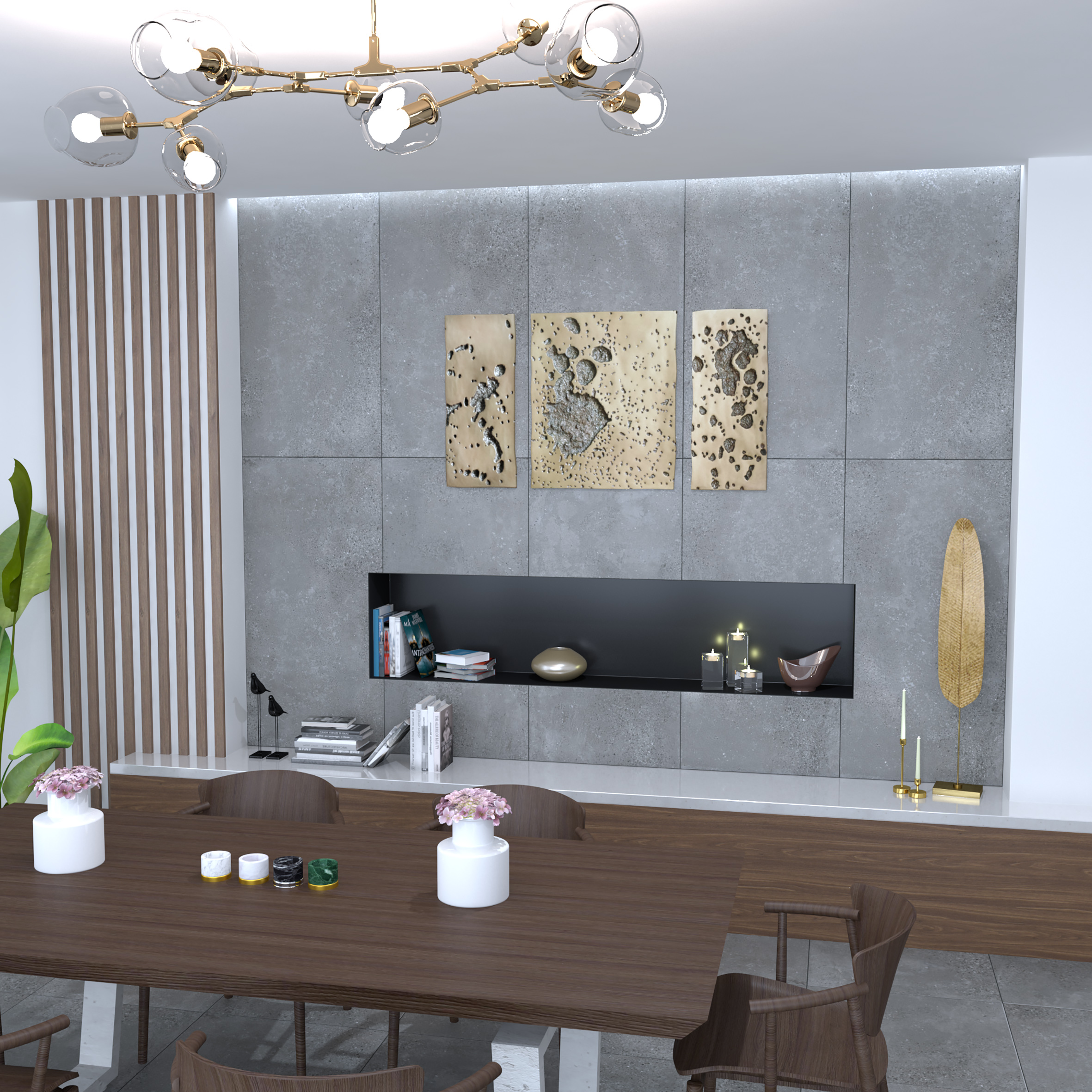 Керамогранит Laparet Tiffany графитовый 60x120 матовый