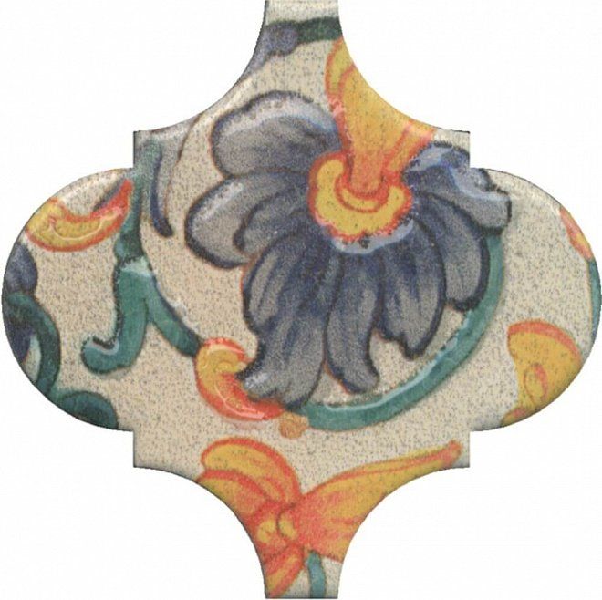 Декор Kerama Marazzi OP\A162\65000 Арабески котто орнамент 6,5x6,5