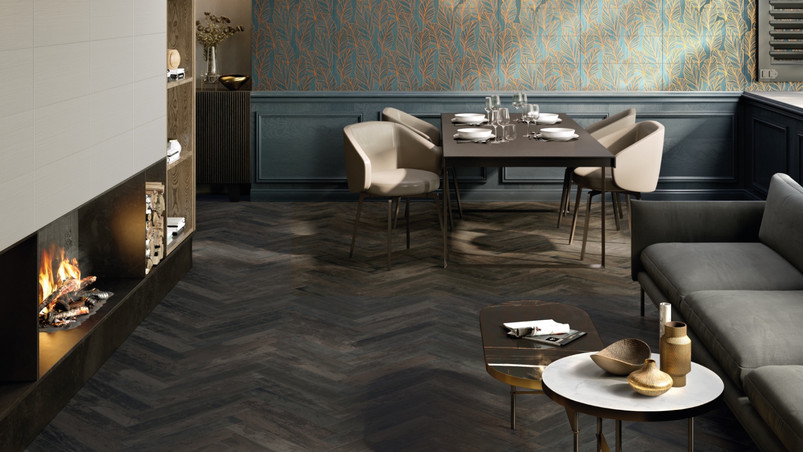 Керамогранит Italon Groove Milk 9,5x60