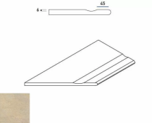 Бортик с выемкой закругленный левый Italon District X2 Sand 30x60