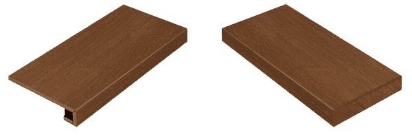 Ступень угловая правая Italon Surface Corten 33x120