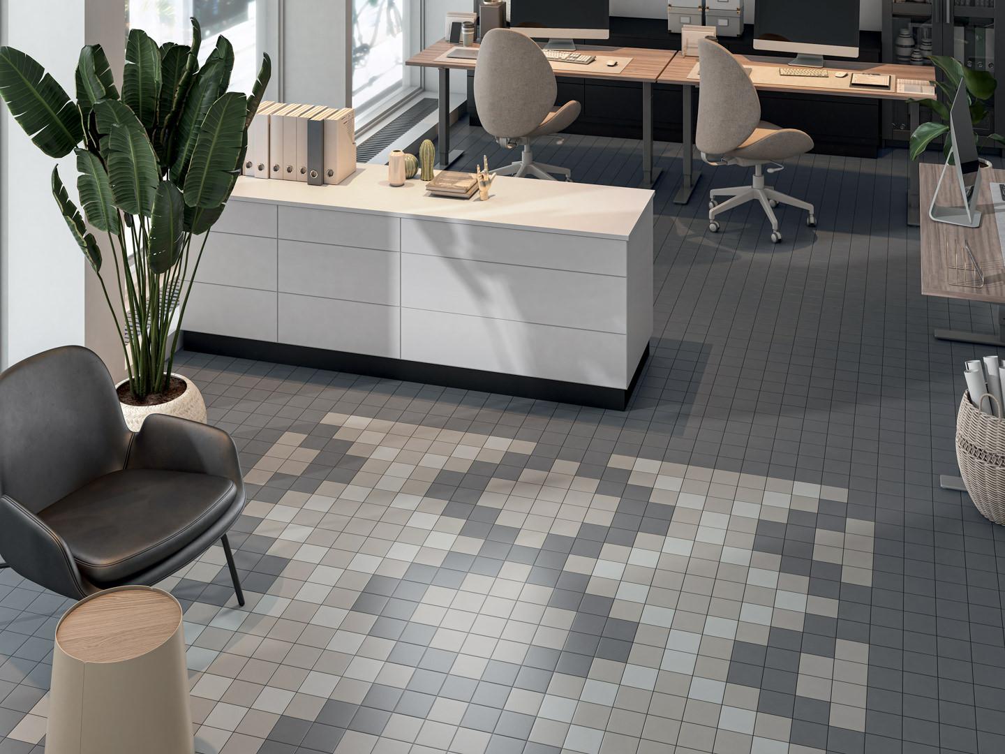 Керамогранит Kerama Marazzi Агуста белый натуральный из 36 частей 30.1x30.1 21058