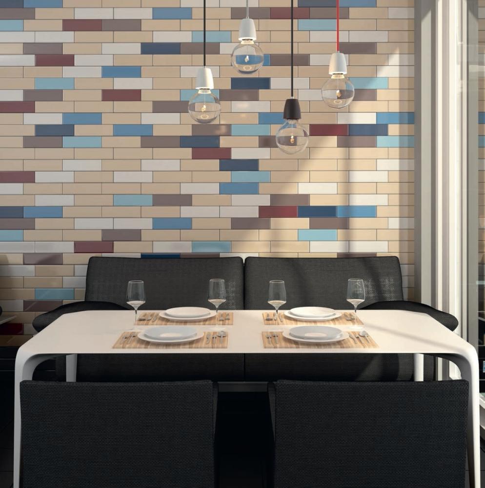Керамическая плитка Kerama Marazzi 2823 Баттерфляй красный 8,5x28,5