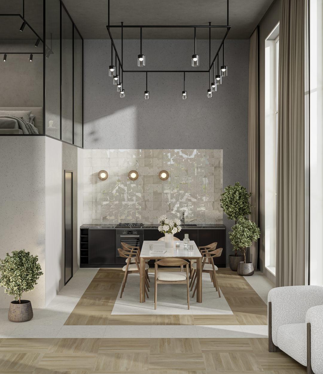 Керамогранит Kerama Marazzi SG351400R Тьеполо коричневый светлый матовый обрезной 9.6x60